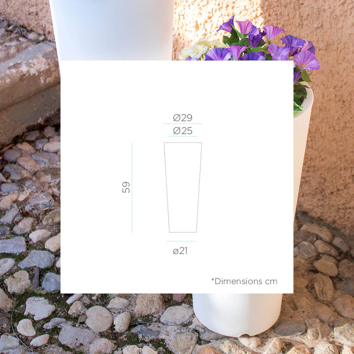 Vaso per piante rampicanti
