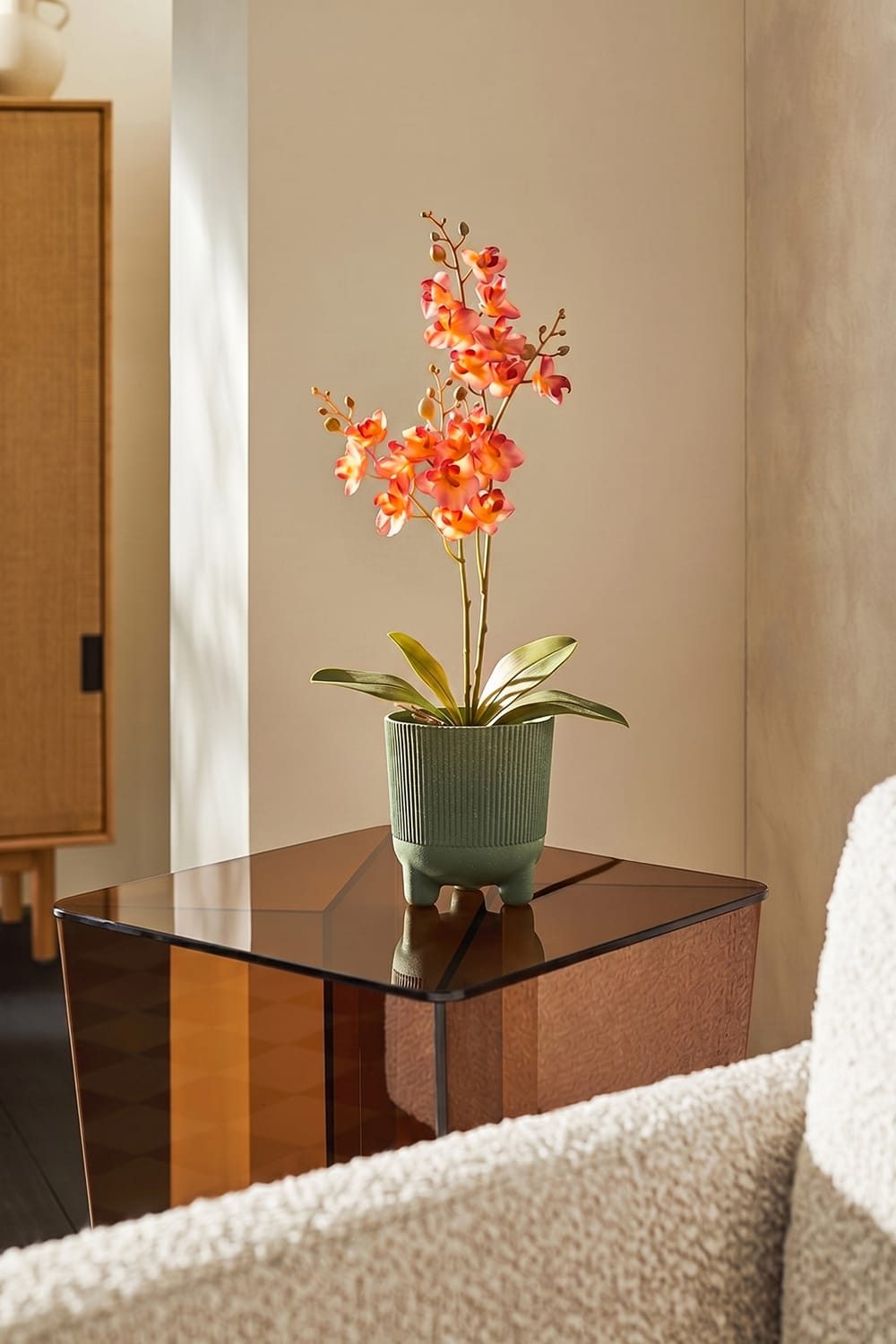 Orchidée Single saumon