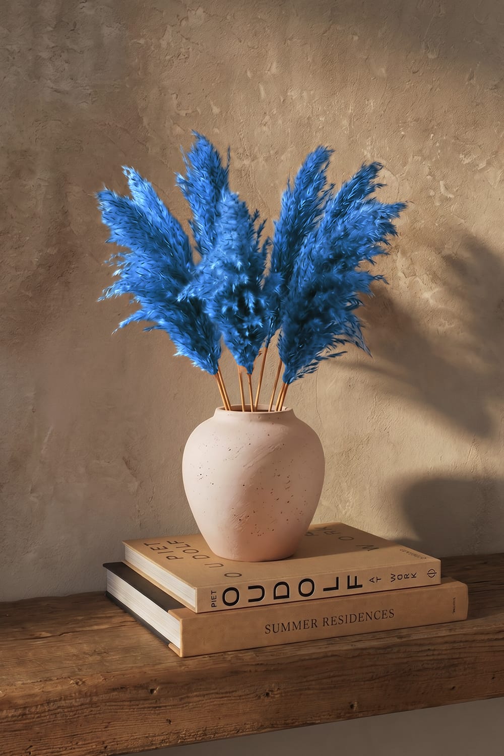 Bouquet Pampa bleu