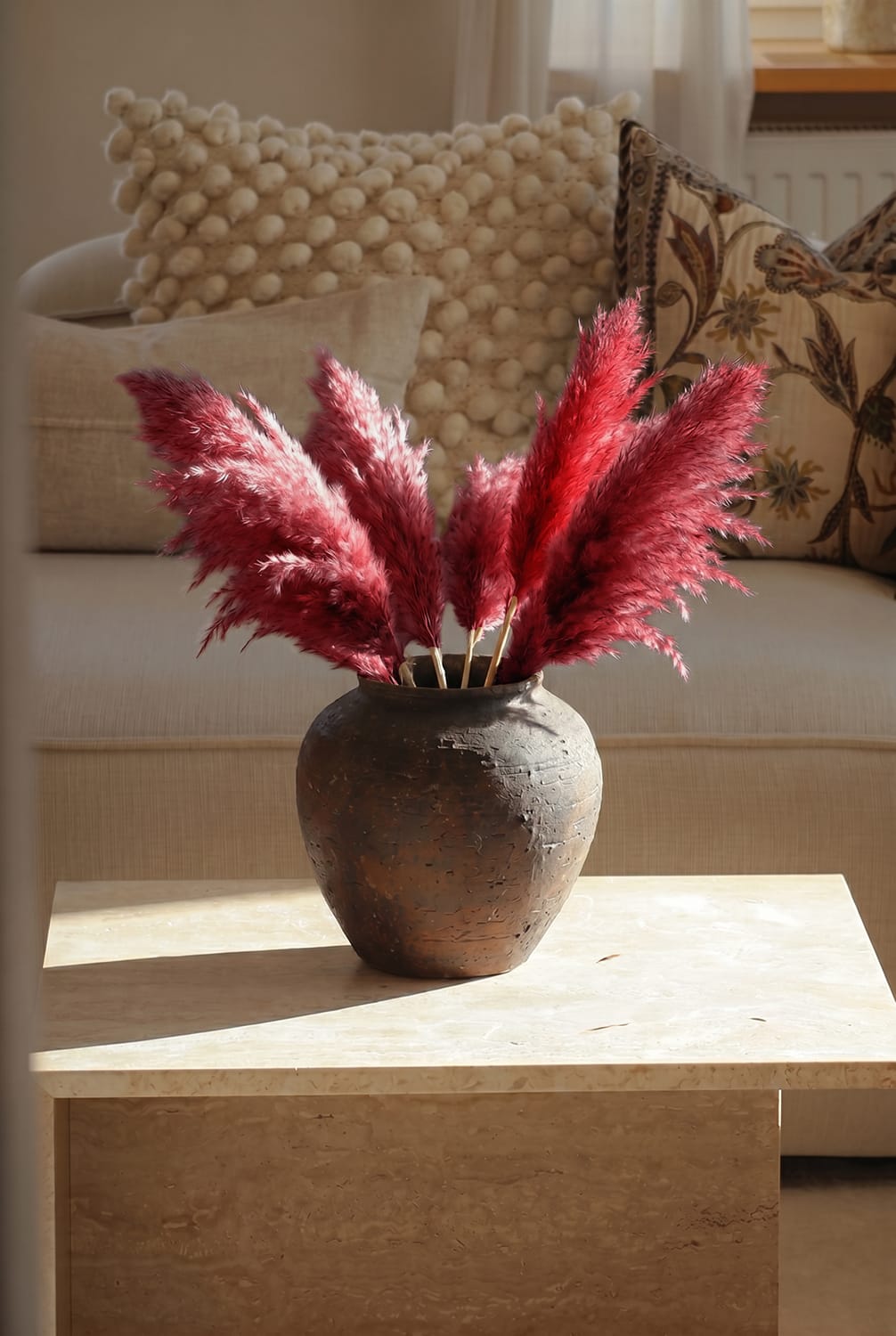 Bouquet Pampa rouge