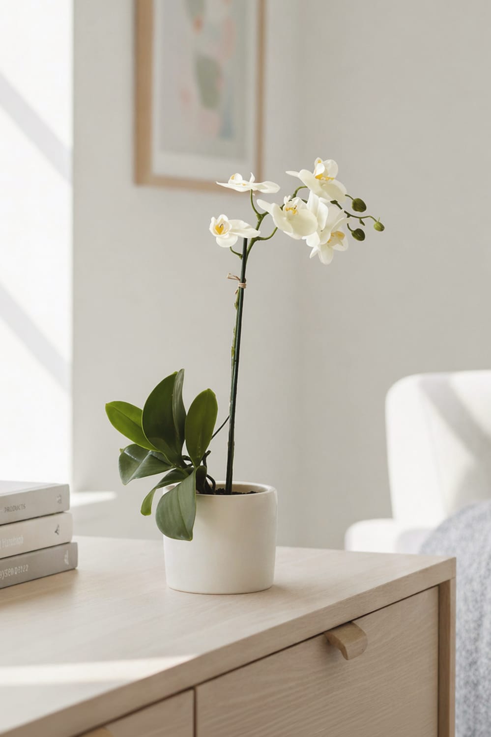 Orchidea mistica bianca