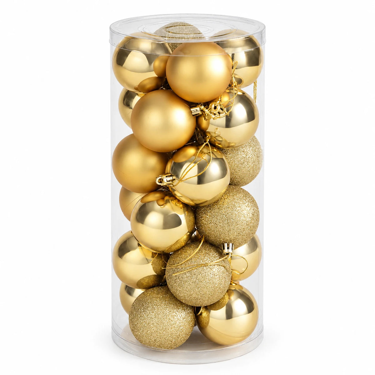 Bolas de Navidad (pack 10 bolas) - Dorado